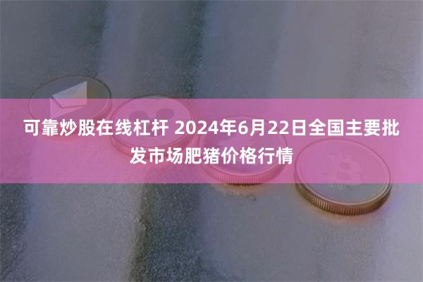 可靠炒股在线杠杆 2024年6月22日全国主要批发市场肥猪价格行情