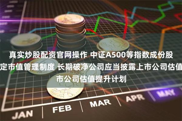 真实炒股配资官网操作 中证A500等指数成份股公司需制定市值管理制度 长期破净公司应当披露上市公司估值提升计划