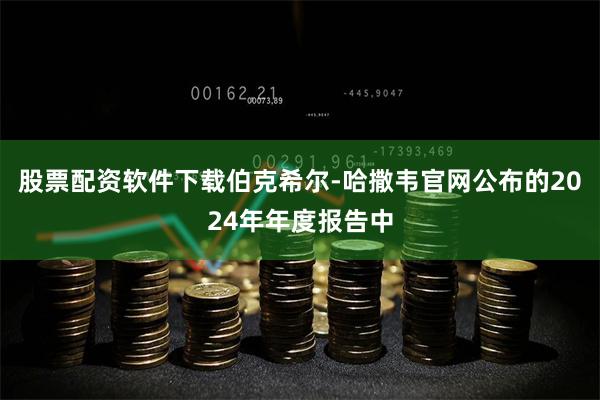 股票配资软件下载伯克希尔-哈撒韦官网公布的2024年年度报告中